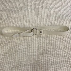 Banana republic factory off white leather belt